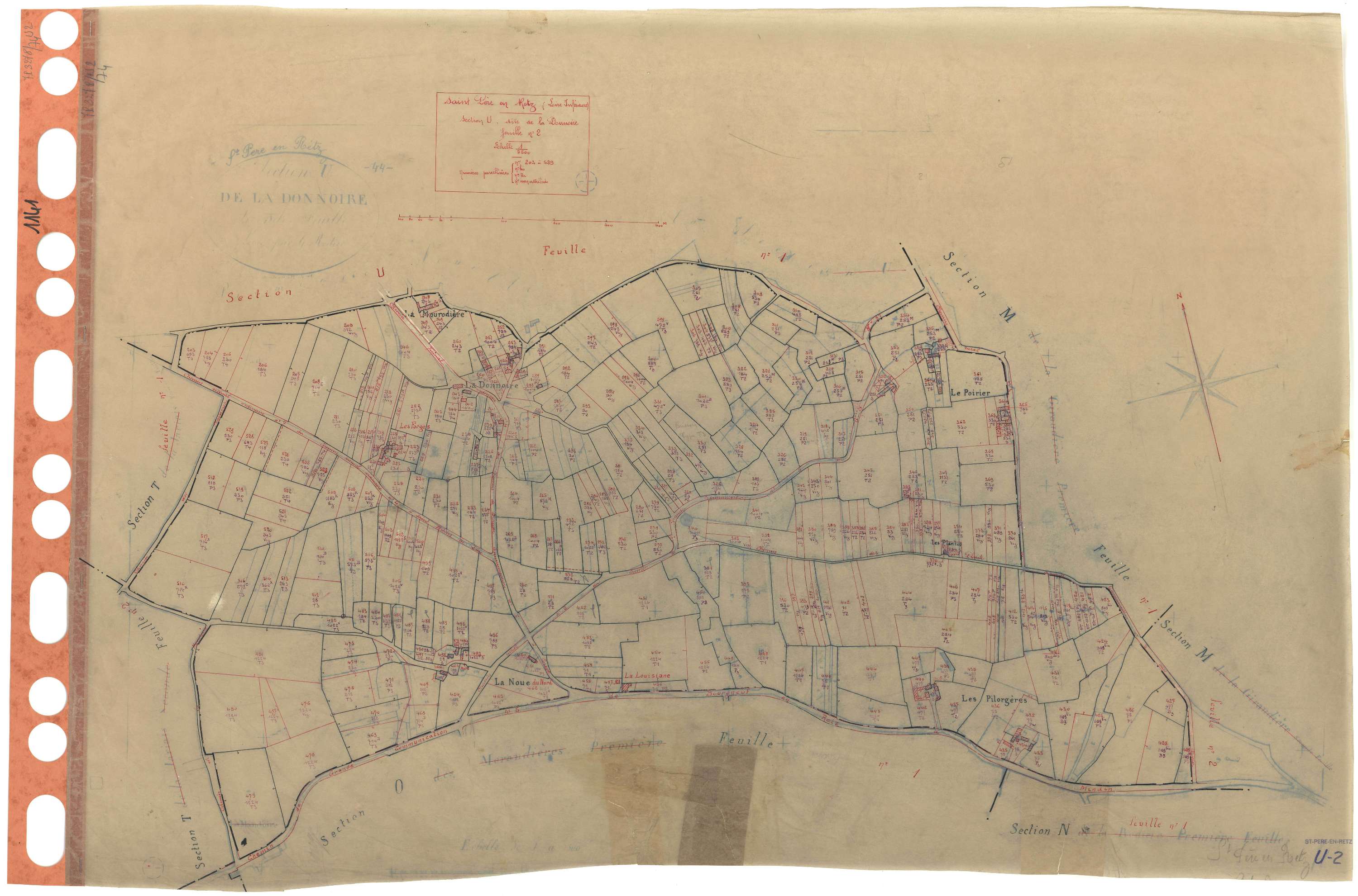 Saint-Père-en-Retz - Section U2 Donnoire (section de La) . 203-529