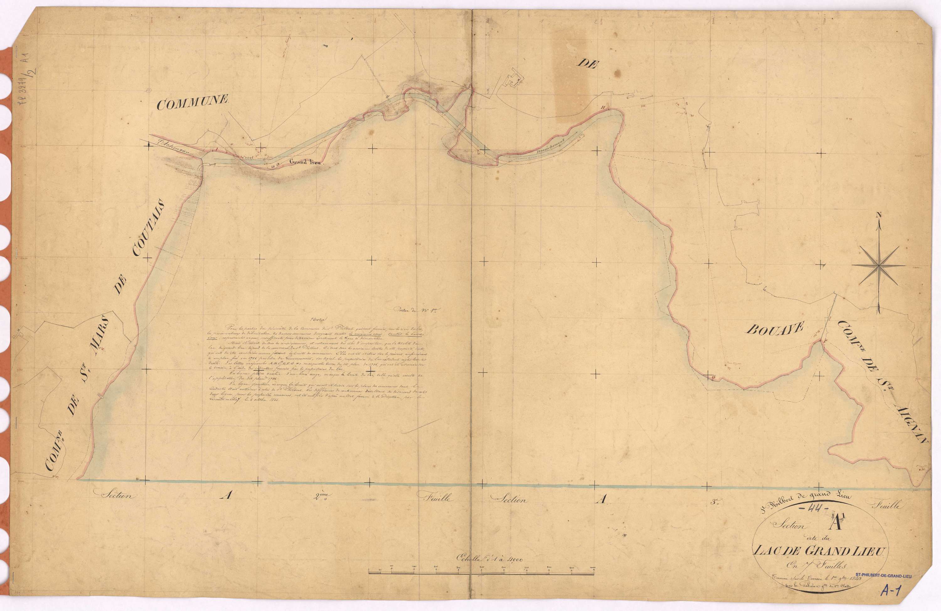 Saint-Philbert-de-Grand-Lieu - Section A1 Lac de Grand-Lieu (section du)
