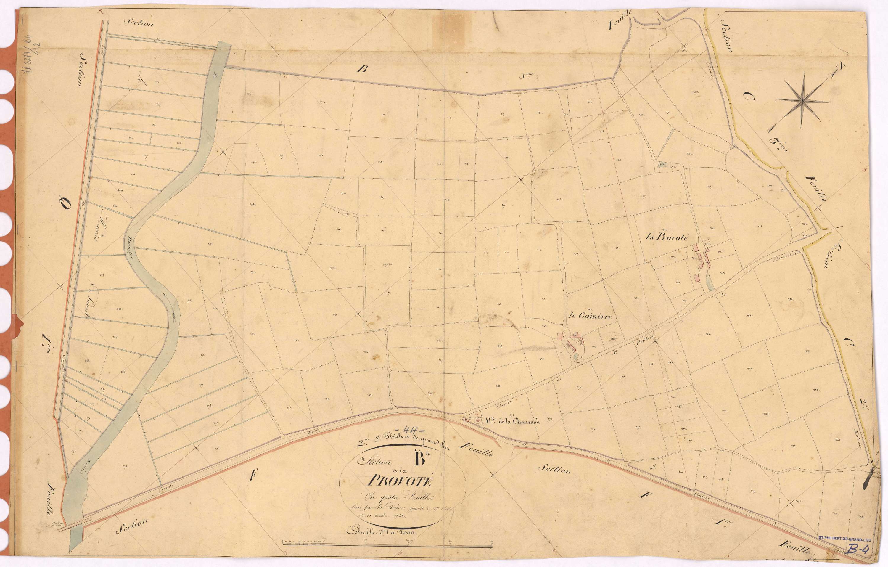 Saint-Philbert-de-Grand-Lieu - Section B4 Provoté (section de La) ; 251-401