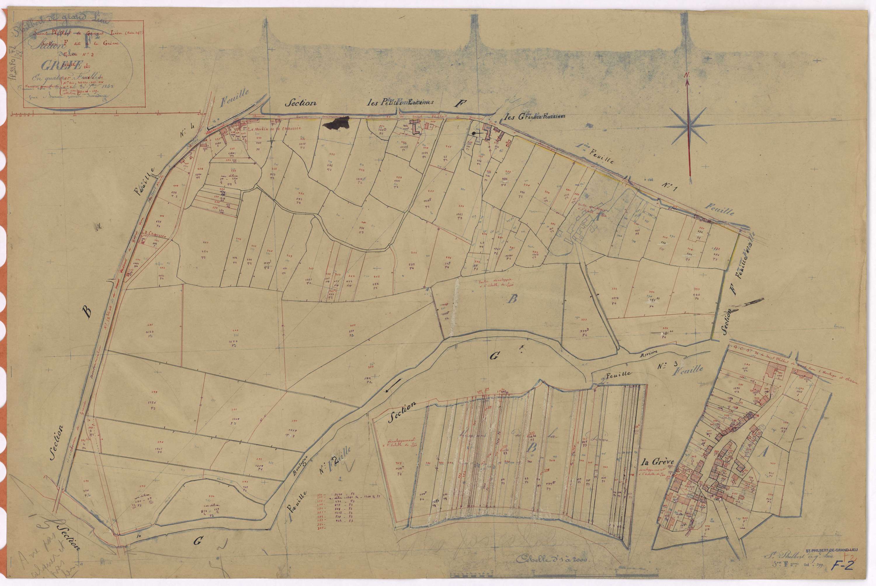 Saint-Philbert-de-Grand-Lieu - Section F2 Grève (section de La) ; 226-411