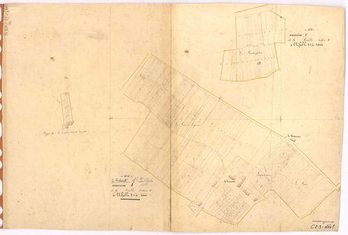 Saint-Philbert-de-Grand-Lieu - Section C2 C3 (développement) Monceau (section du) ; 136-653 ; 654-783 ; développement des villages de La Vannerie, de La Simaille et de diverses parcelles