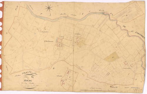 Saint-Philbert-de-Grand-Lieu - Section G3 Bourg (section du) ; 694-973