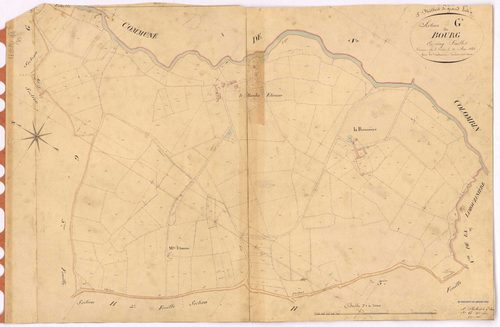 Saint-Philbert-de-Grand-Lieu - Section G4 Bourg (section du) ; 974-1126