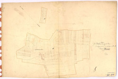Saint-Philbert-de-Grand-Lieu - Section H2 (développement) Maillère (section de La) ; 166-753 ; développement du village de La Botinardière et de diverses parcelles