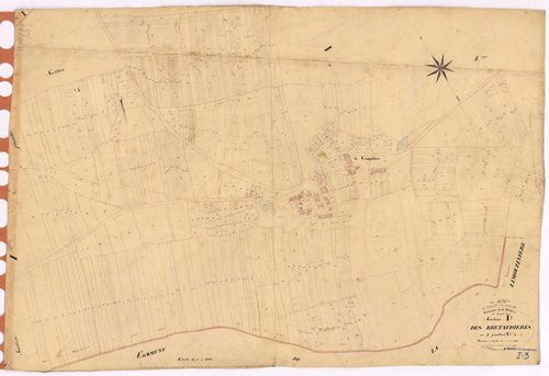 Saint-Philbert-de-Grand-Lieu - Section I3 Bretaudières (section des) ; 743-1470