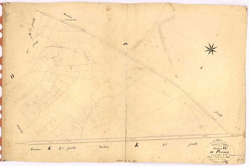 Saint-Philbert-de-Grand-Lieu - Section O1 Plessix (section du) ; 1-185