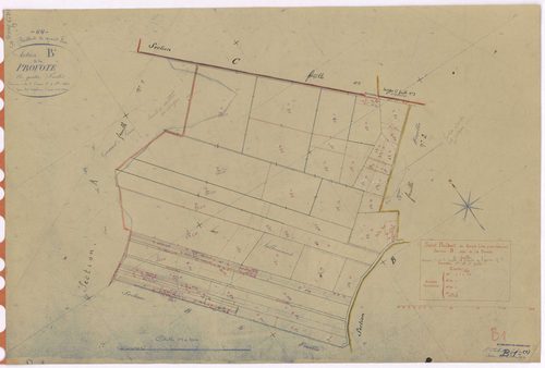 Saint-Philbert-de-Grand-Lieu - Section B1 Provoté (section de La) ; 1-123