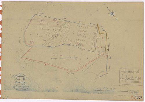 Saint-Philbert-de-Grand-Lieu - Section B1 Provoté (section de La) ; 1-123