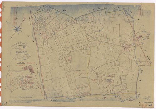 Saint-Philbert-de-Grand-Lieu - Section H2 H3 Maillère (section de La) ; 215-413 ; 414-704