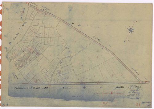 Saint-Philbert-de-Grand-Lieu - Section O1 Plessix (section du) ; 1-136