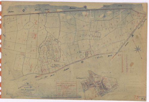 Saint-Philbert-de-Grand-Lieu - Section P3 Jamonnières (section des) ; 375-624