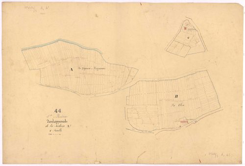Sainte-Reine-de-Bretagne - Section A1 (développement) Lorganais (section de) ; 1-276 ; développement des parties A, B et C