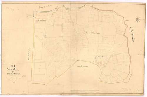 Sainte-Reine-de-Bretagne - Section C4 Brétins (section des) ; 284-450