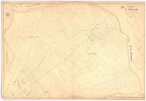 Sainte-Reine-de-Bretagne - Section H2 Marongle (section de) ; 345-1207