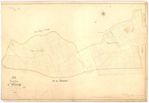 Sainte-Reine-de-Bretagne - Section H3 Marongle (section de) ; 1208-1435