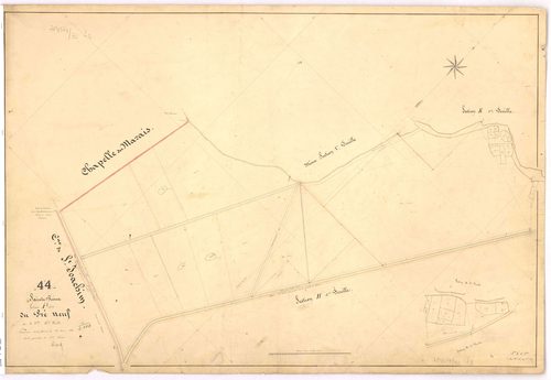 Sainte-Reine-de-Bretagne - Section I2 Pré neuf (section du) ; 317-344