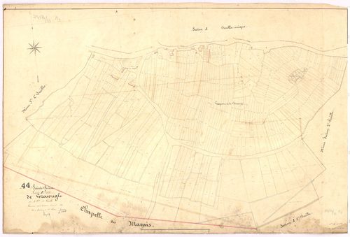 Sainte-Reine-de-Bretagne - Section K3 Grenongle (section de) ; 302-606