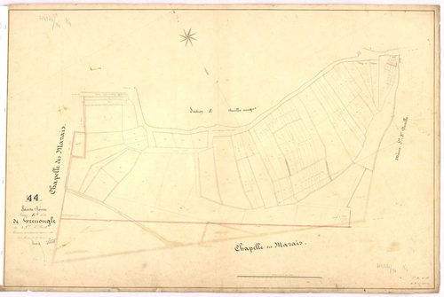 Sainte-Reine-de-Bretagne - Section K4 Grenongle (section de) ; 607-699