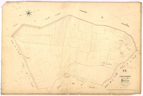 Sainte-Reine-de-Bretagne - Section M1 Bourg (section du) ; 1-162