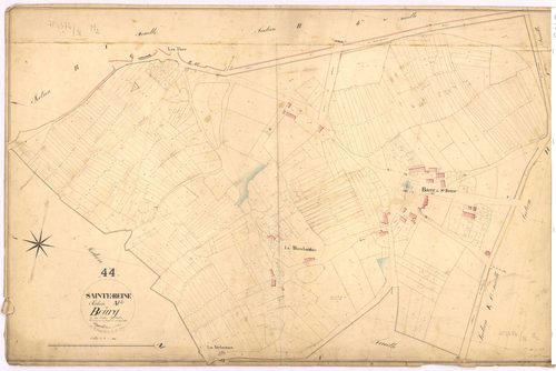 Sainte-Reine-de-Bretagne - Section M2 Bourg (section du) ; 163-682