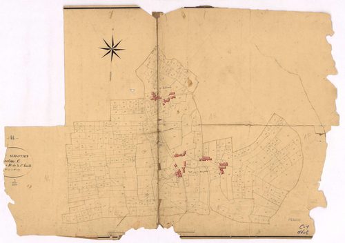 Saint-Sébastien-sur-Loire - Section C1 (développement) Portereau (section du) ; développement des parcelles 142 à 537