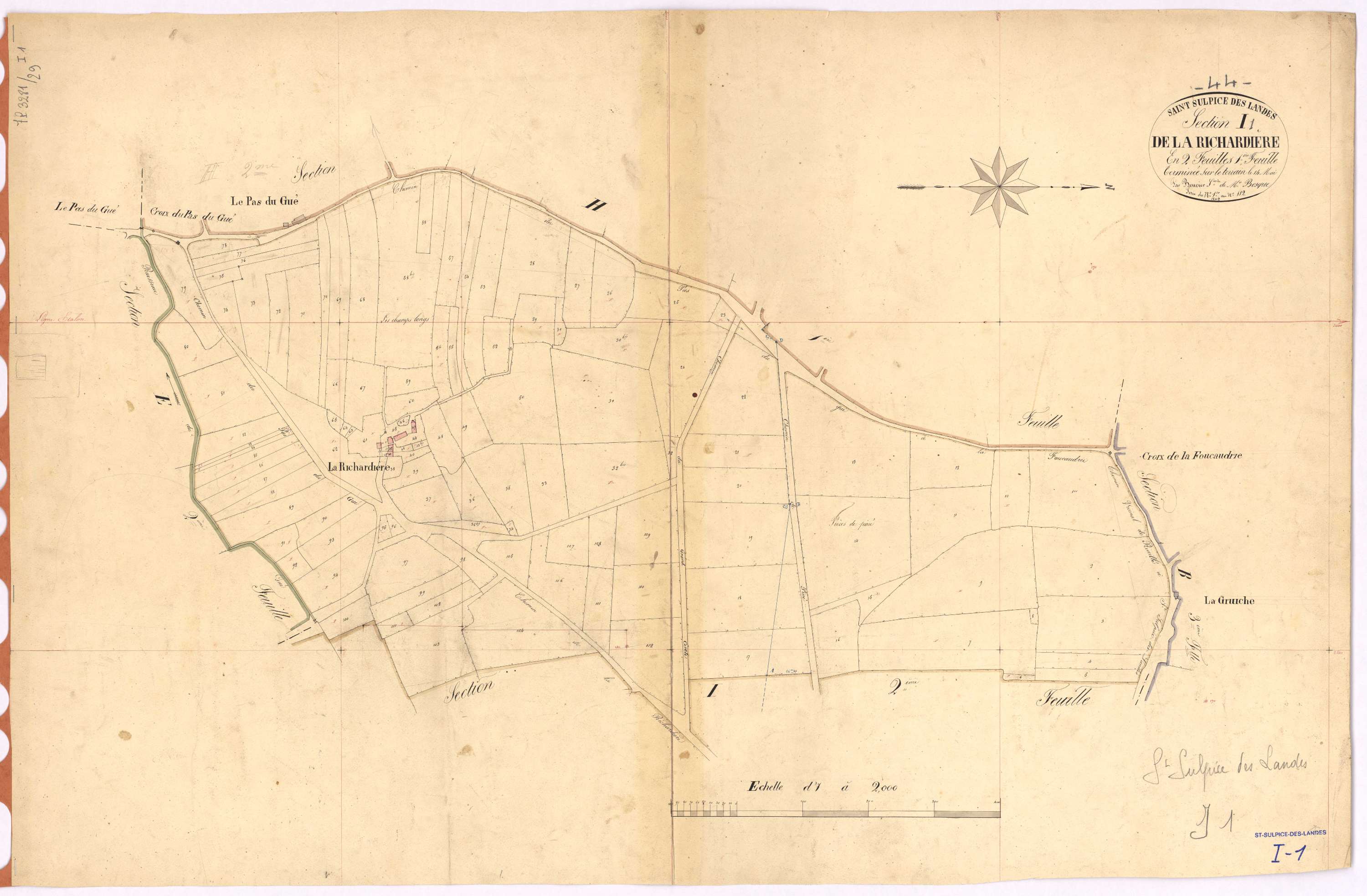 Saint-Sulpice-des-Landes - Section I1 Richardière (section de La) ; 1-112