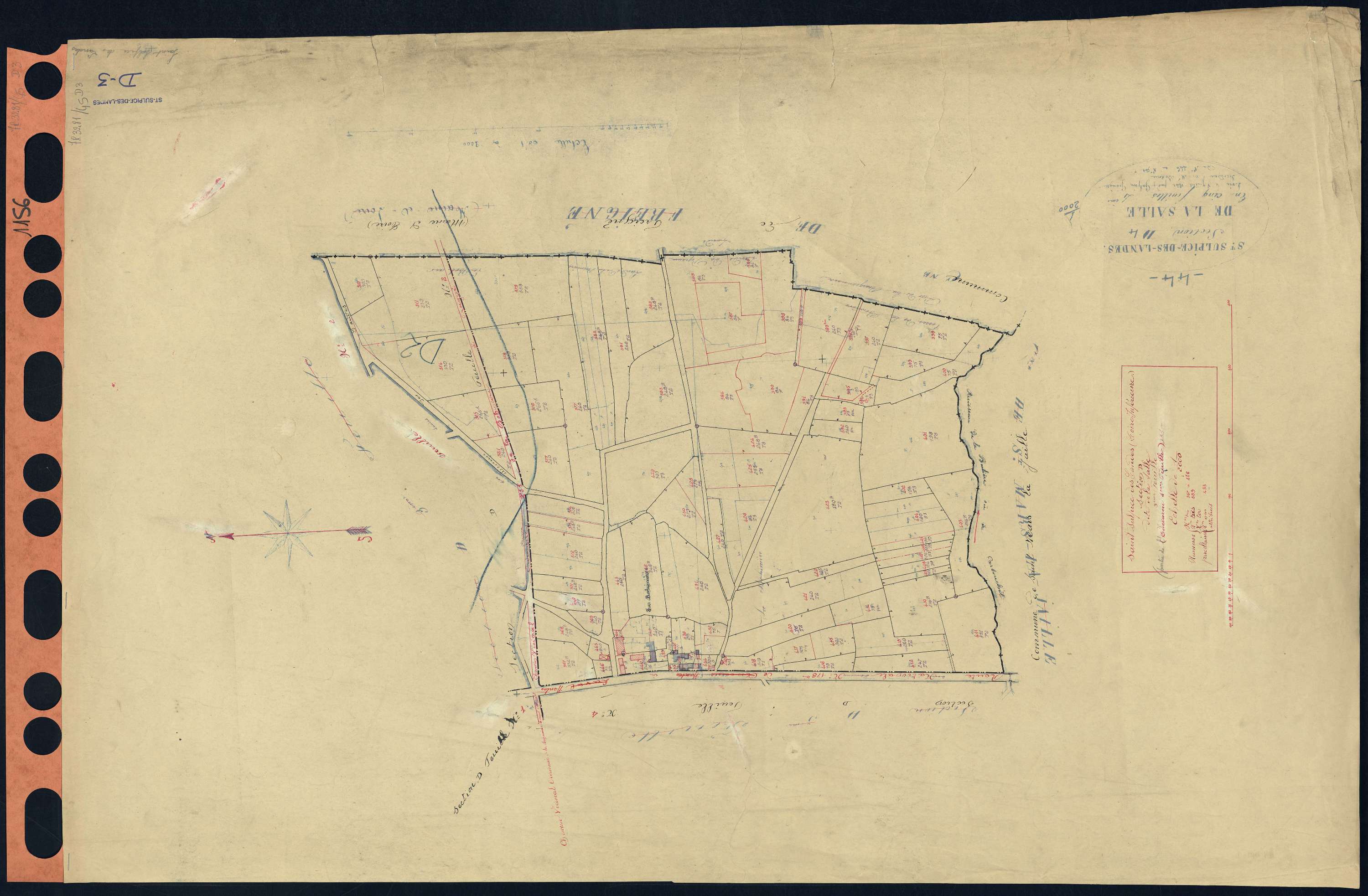 Saint-Sulpice-des-Landes - Section D3 Salle (section de La) . 367-446
