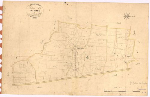 Saint-Sulpice-des-Landes - Section C3 Bourg (section du) ; 414-635