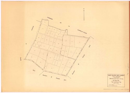 Saint-Sulpice-des-Landes - Section A2 Boissay (section de) ; 253-297