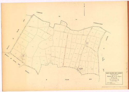 Saint-Sulpice-des-Landes - Section B2 Orgerie (section de l') ; 97-191