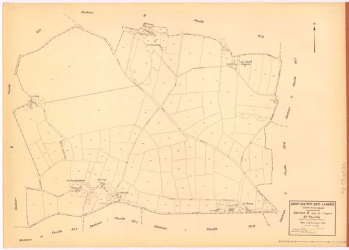 Saint-Sulpice-des-Landes - Section B3 Orgerie (section de l') ; 192-352