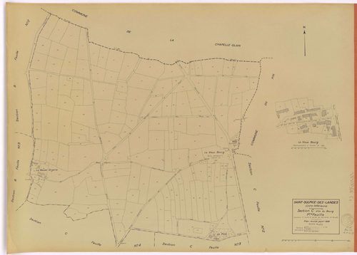 Saint-Sulpice-des-Landes - Section C1 Bourg (section du) ; 1-198
