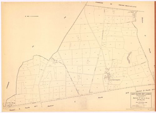 Saint-Sulpice-des-Landes - Section C2 Bourg (section du) ; 199-381