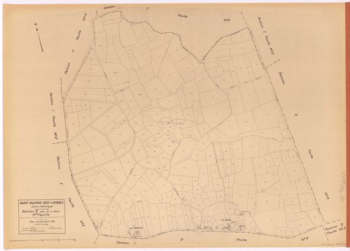 Saint-Sulpice-des-Landes - Section D1 Salle (section de La) ; 1-269