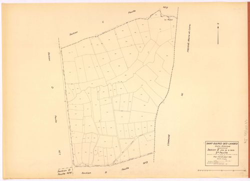 Saint-Sulpice-des-Landes - Section D2 Salle (section de La) ; 270-366