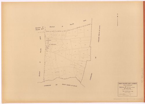 Saint-Sulpice-des-Landes - Section D3 Salle (section de La) ; 367-446