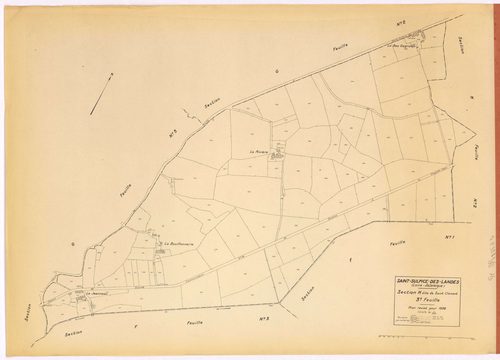 Saint-Sulpice-des-Landes - Section H3 Saint-Clément (section de) ; 255-352