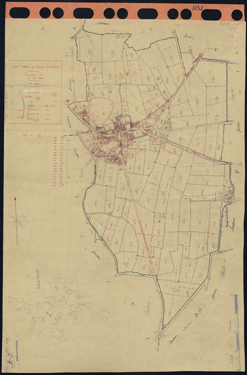 Saint-Sulpice-des-Landes - Section C4 Bourg (section du) . 556-772