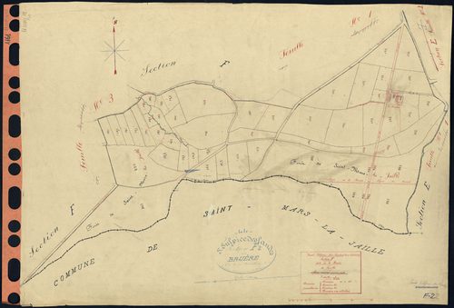 Saint-Sulpice-des-Landes - Section F2 Bruère (section de La) . 117-176
