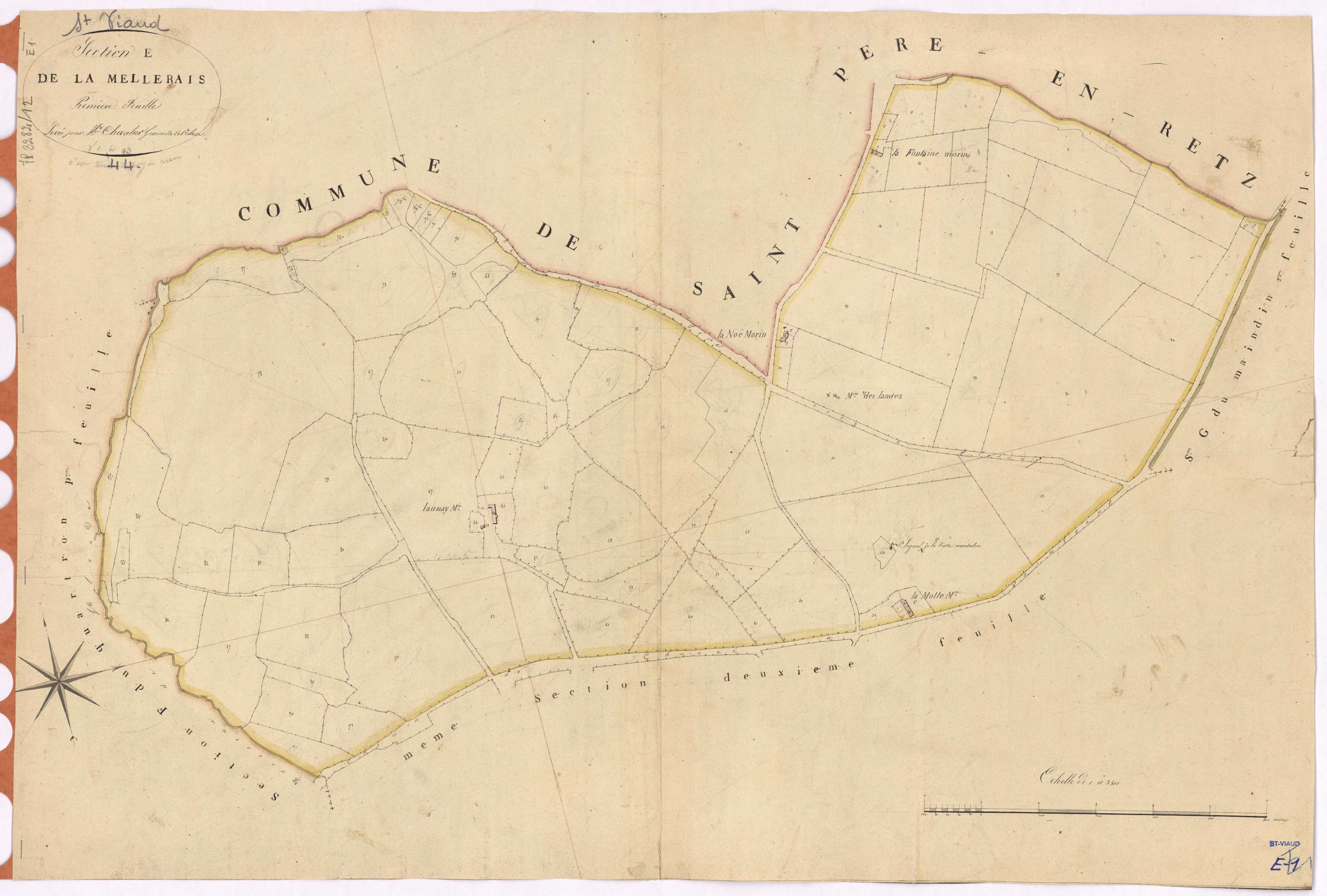 Saint-Viaud - Section E1 Mellerais (section de La)