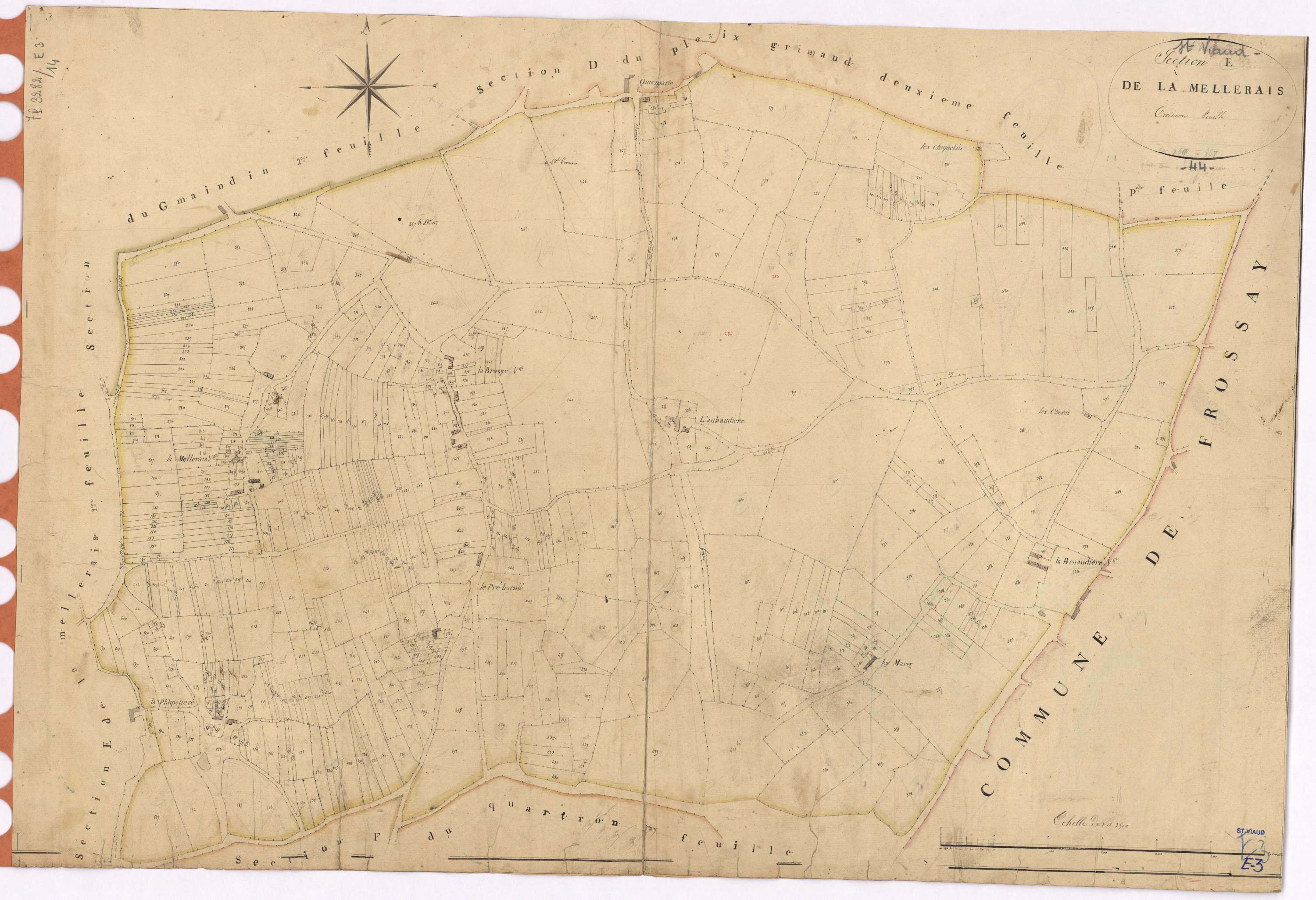 Saint-Viaud - Section E3 Mellerais (section de La)