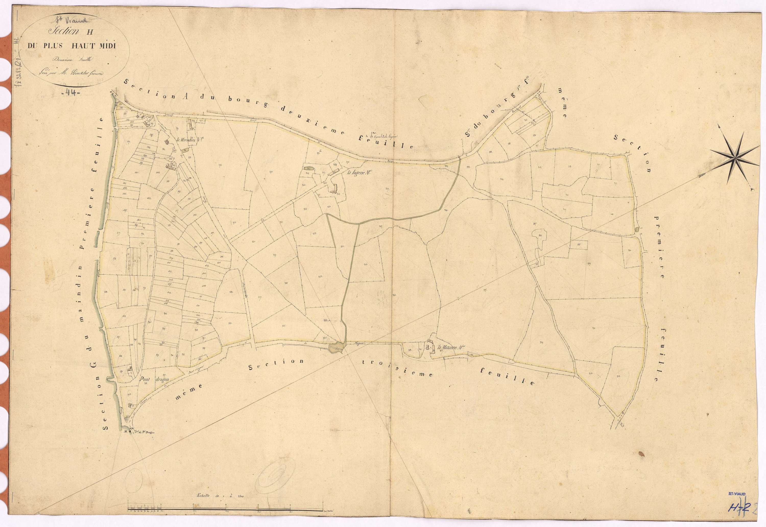 Saint-Viaud - Section H2 Plus Haut Midi (section du)