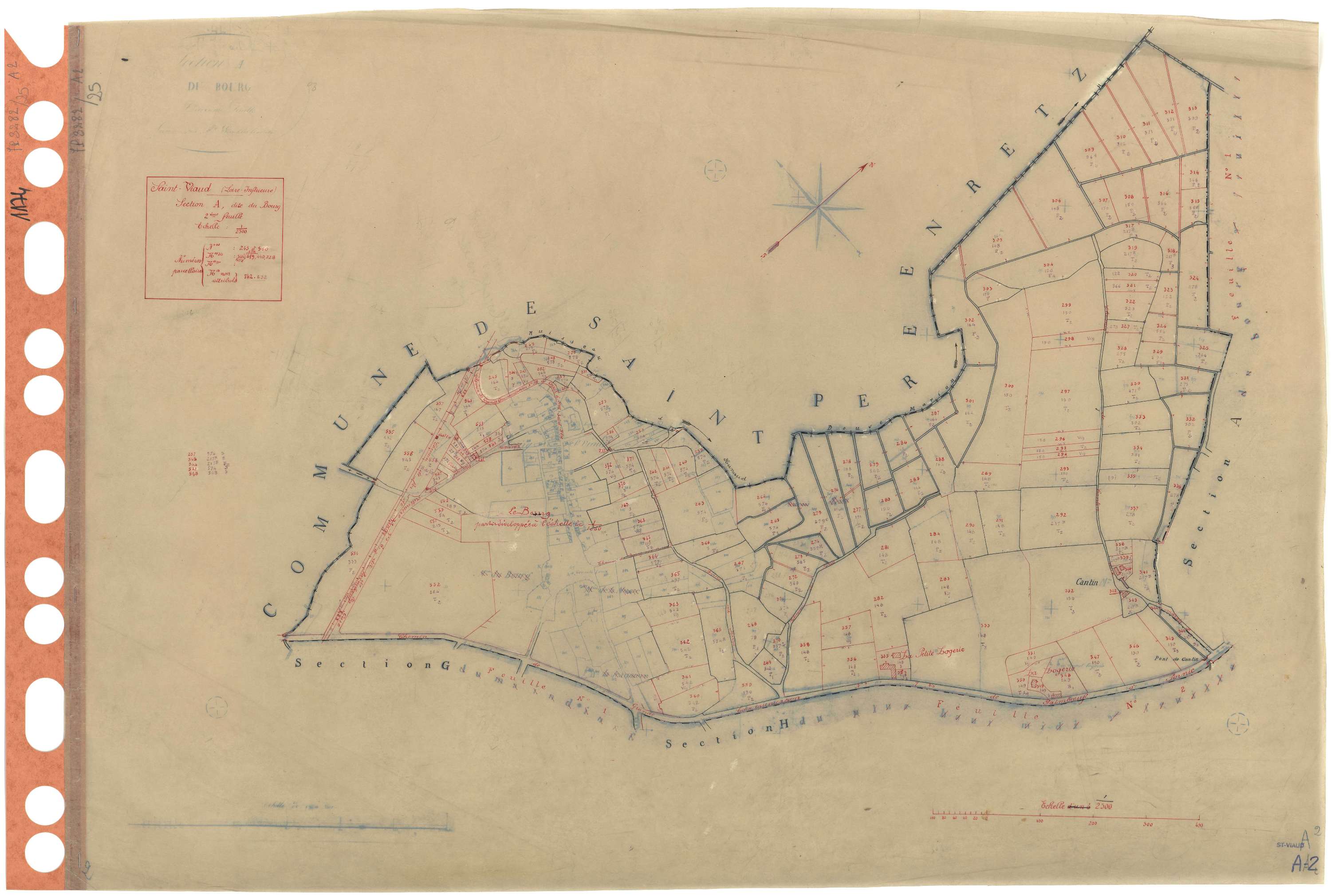 Saint-Viaud - Section A2 Bourg (section du) . 245-560