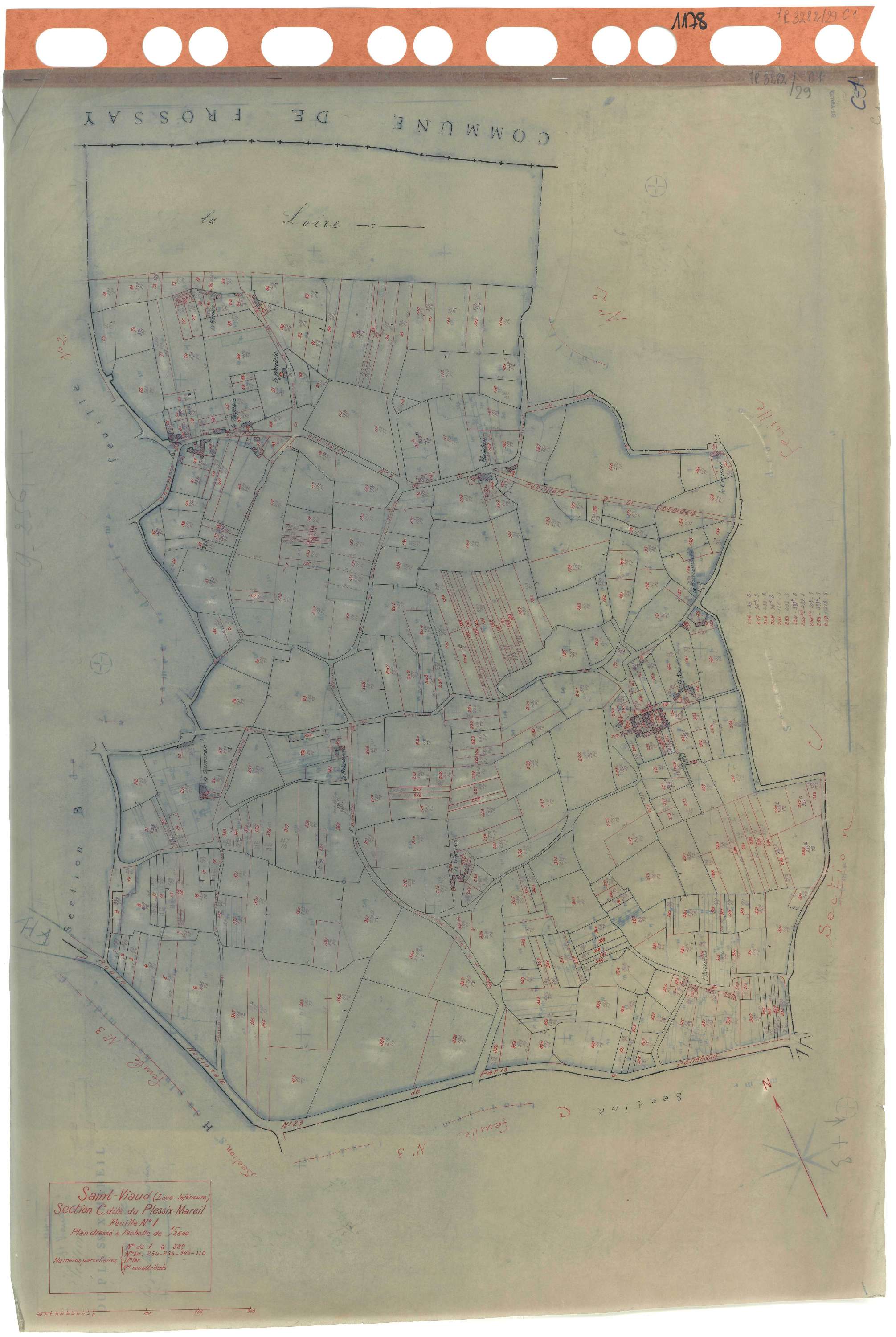 Saint-Viaud - Section C1 Plessix-Mareil (section du) . 1-387