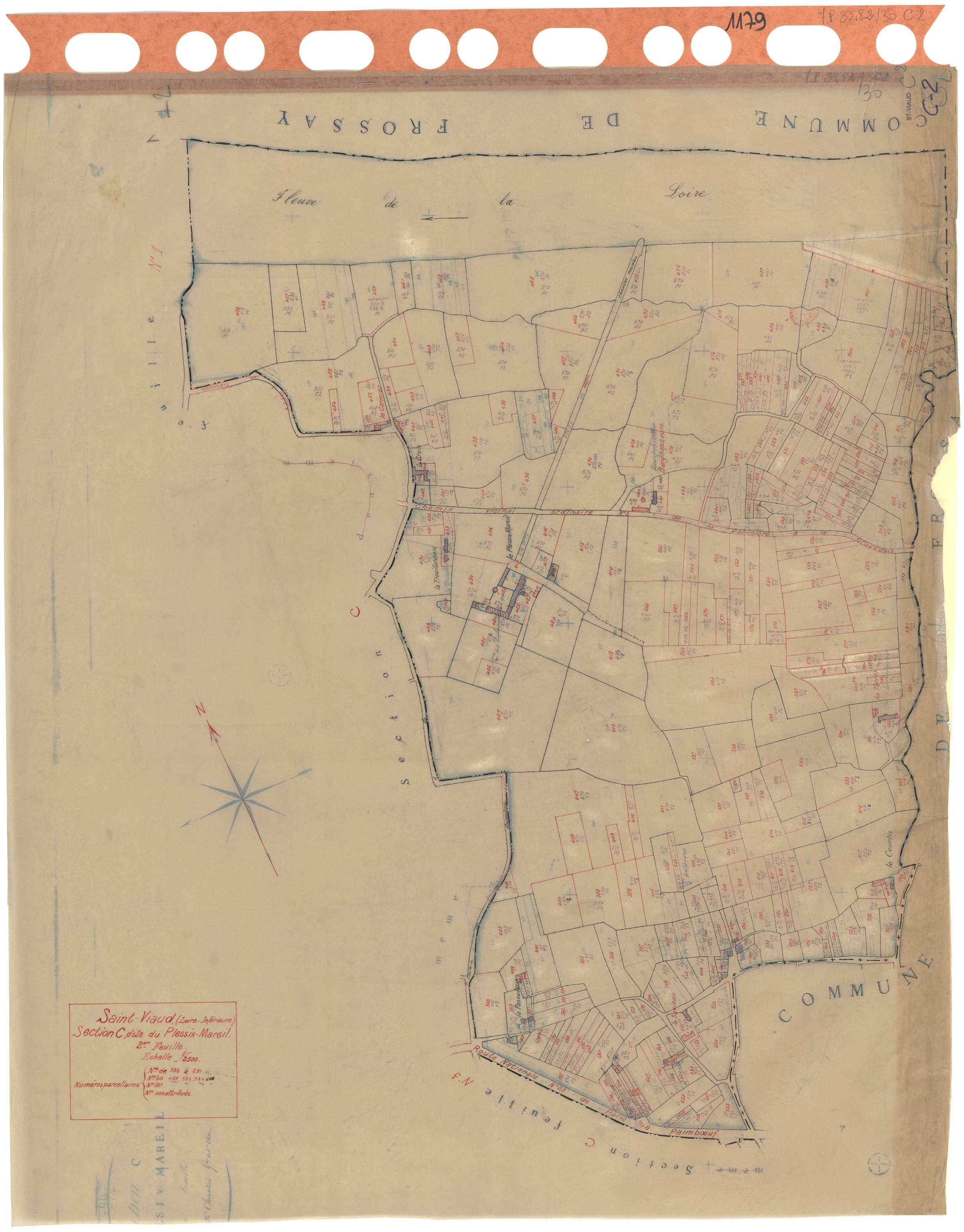 Saint-Viaud - Section C2 Plessix-Mareil (section du) . 388-691