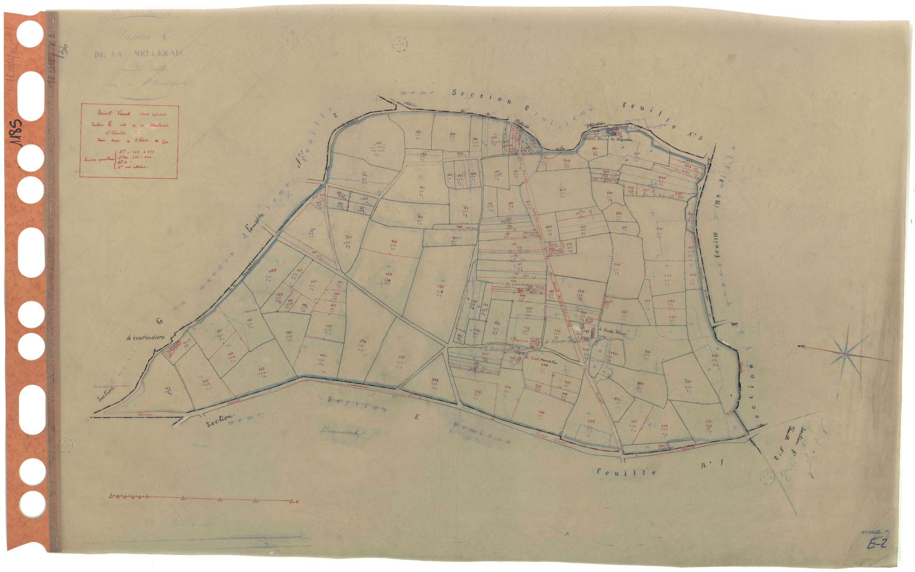 Saint-Viaud - Section E2 Mellerais (section de La) . 125-278