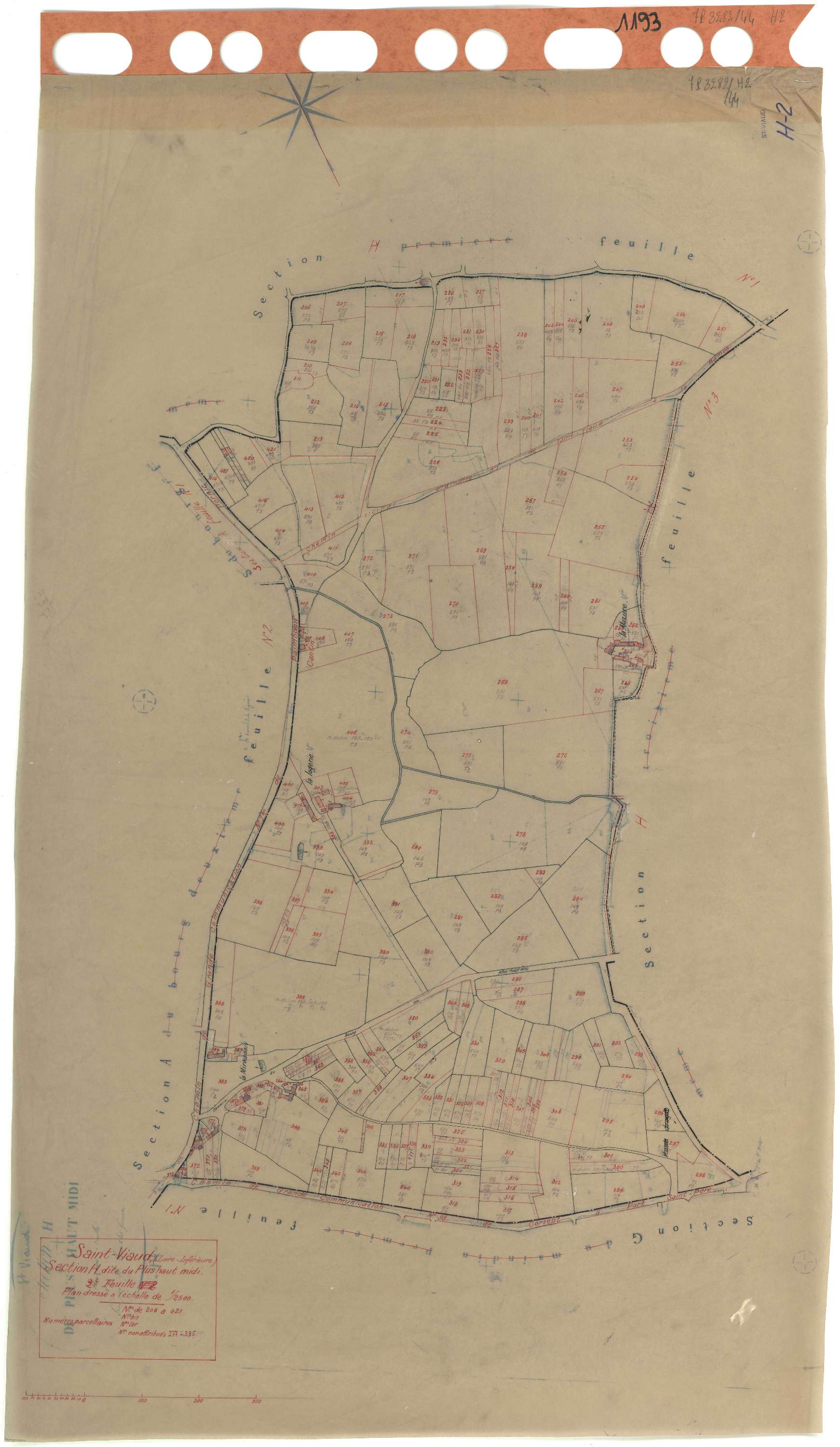 Saint-Viaud - Section H2 Plus Haut Midi (section du) . 206-421