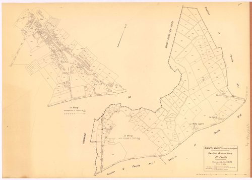 Saint-Viaud - Section A2 Bourg (section du) ; 245-560