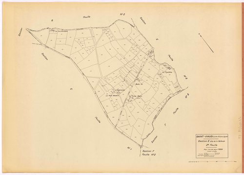 Saint-Viaud - Section E2 Mellerais (section de La) ; 125-278