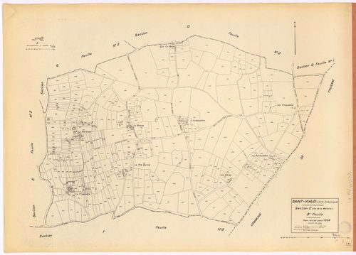 Saint-Viaud - Section E3 Mellerais (section de La) ; 279-712